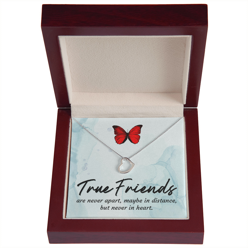 True Friends Delicate Heart Necklace